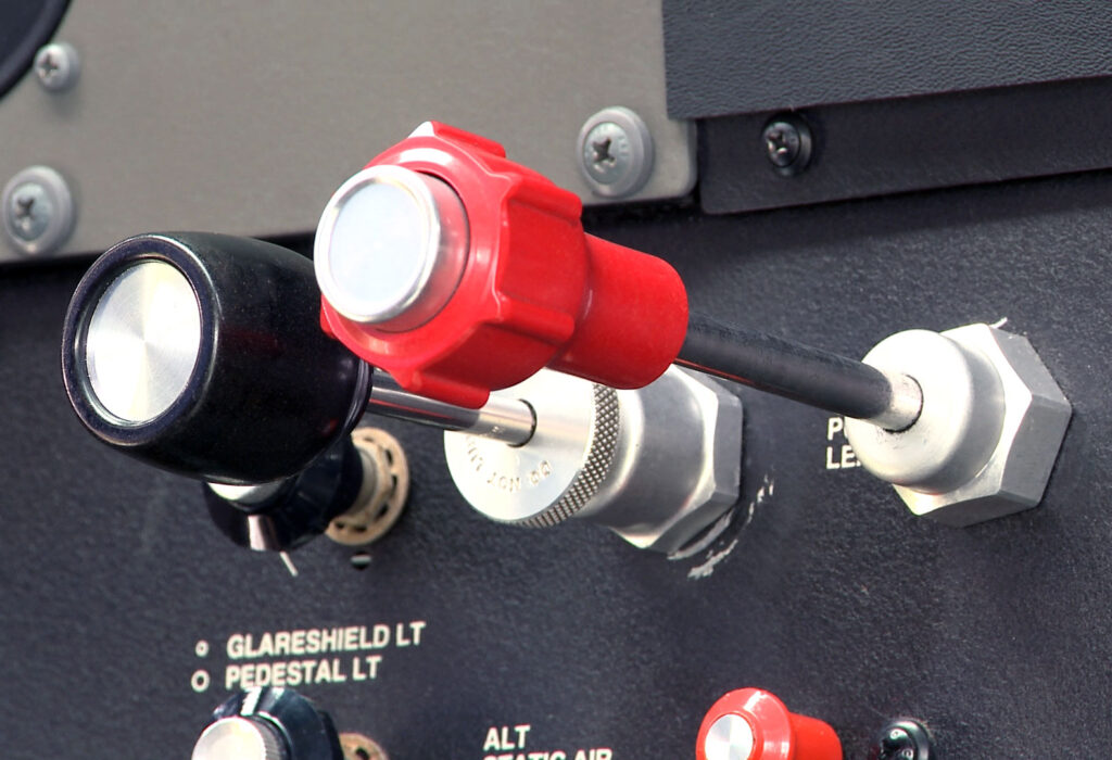 control de mezcla aeronave